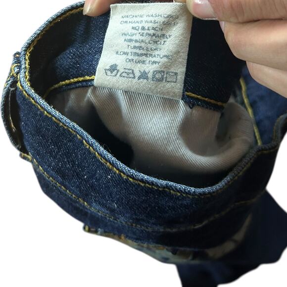 Evisu Genes Osaka Y2K Metallic Print Japanese Denim Jeans - Picture 5 of 7